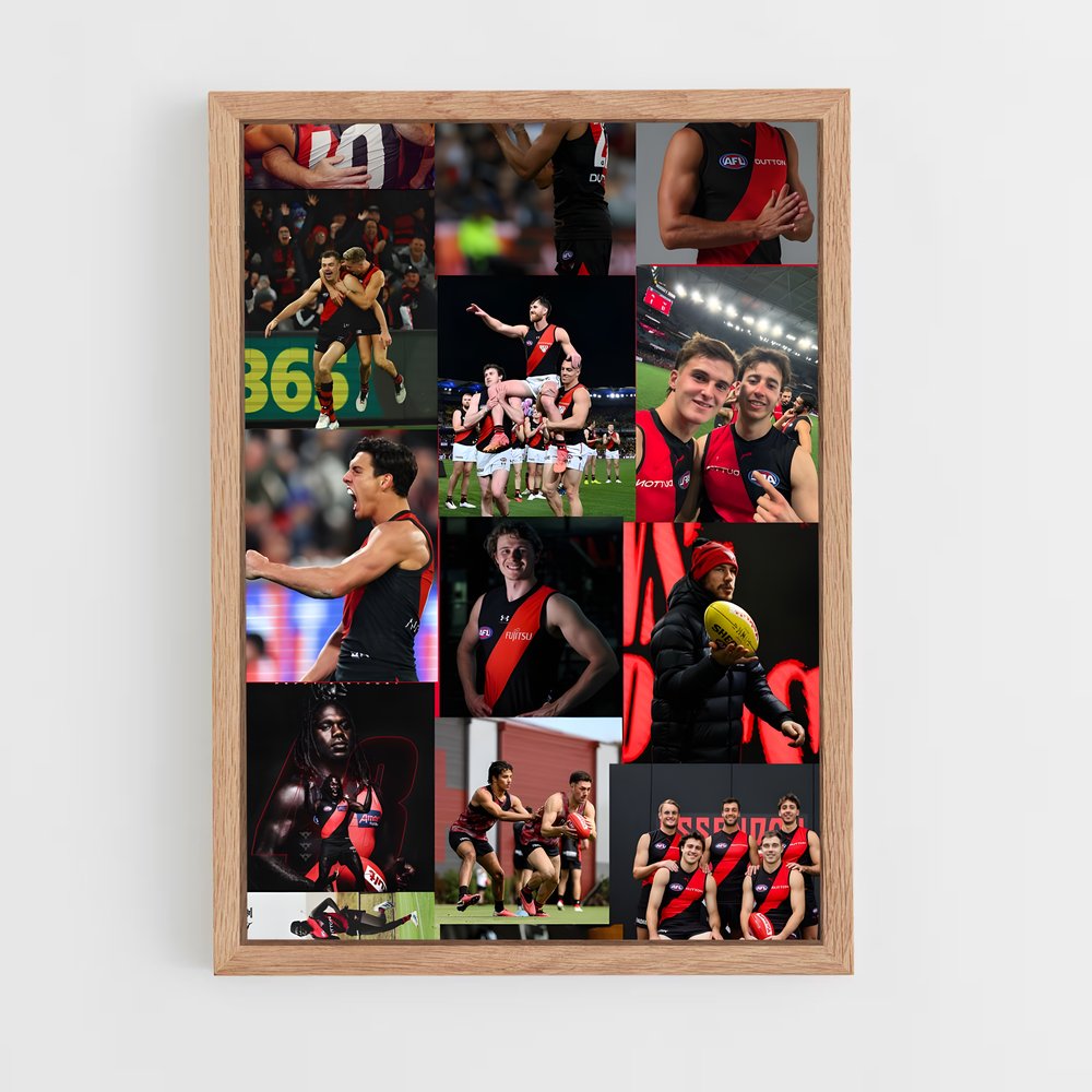 Poster Essendon United – affiche Football australien (vue 4)